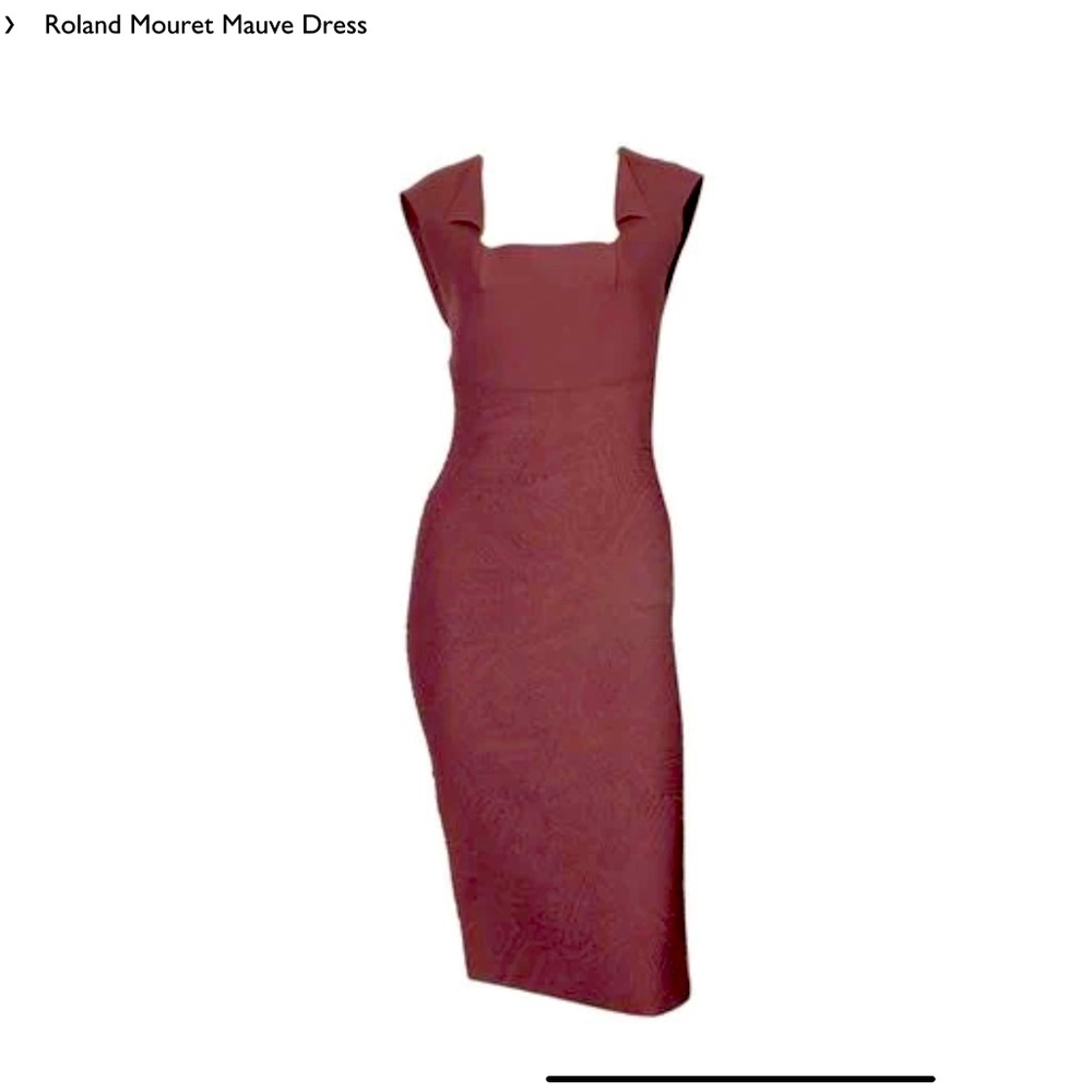 Roland Mouret mauve dress in UK 12